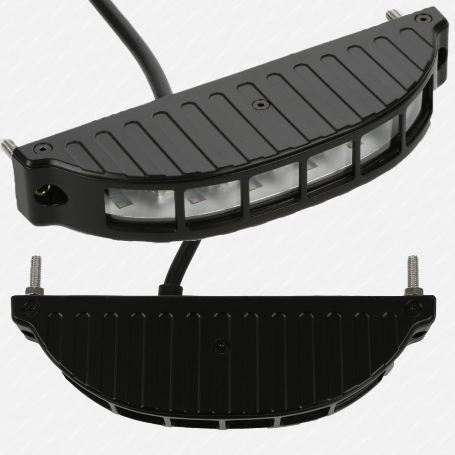 LED ライトバー 12W 12V 24V ミニ カーブ デザイン 作業灯 ワーク