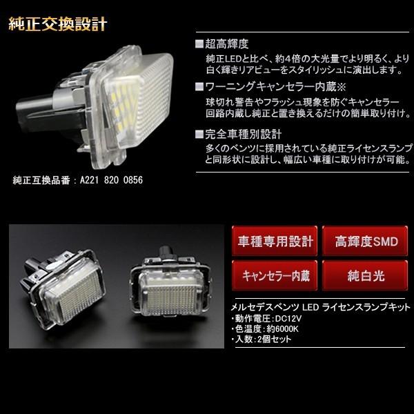 Mercedes-Benz（メルセデス・ベンツ） ベンツ LED ライセンスランプ S