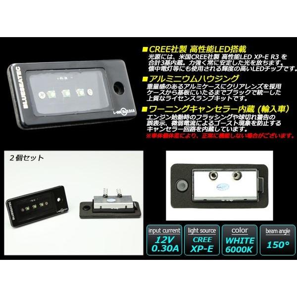 Audi（アウディ） LED ライセンスランプ A3 A4 A5 A6 A8 Q7 S3 S4
