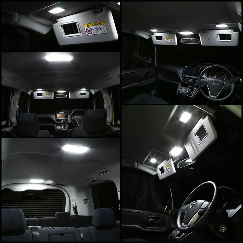 ヴォクシー 80系 ノア エスクァイア LED ルームランプ 純白 ホワイト
