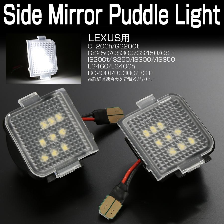 レクサス サイドミラー LEDウェルカムランプ CT200h GS250 GS300