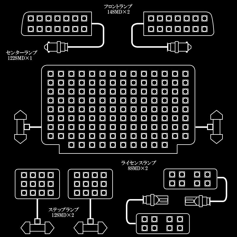 トヨタ 200系 ハイエース / レジアスエース LED ルームランプ キット 3000K 電球色 スーパーGL 専用 1型 2型 3型 4型 対応 R-419 :R-419:オートパーツ専門店 EALE store - 通販 - Yahoo!ショッピング トヨタ 200系 ハイエース / レジアスエース LED ルームランプ キット 3000K 電球色 スーパーGL 専用 1型 2型 3型 4型 対応 R-419 :R-419:オートパーツ専門店 EALE store - 通販 - Yahoo!ショッピング