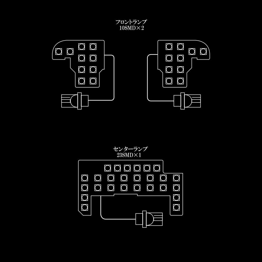 N-BOX LED ルームランプ JF1 JF2 JF3 JF4 N-BOXカスタム エヌボックス 昼光色 7000K ホワイト R-577 | N-BOX | 04