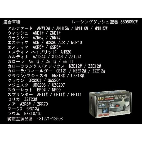 クラウン レーシングダッシュ LED ライセンスランプ 18系 200系