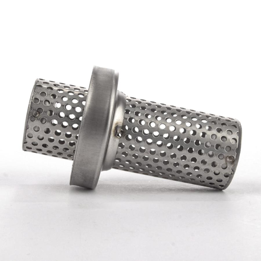 バイク 汎用 適合径60mm ショート パンチングメッシュ マフラー