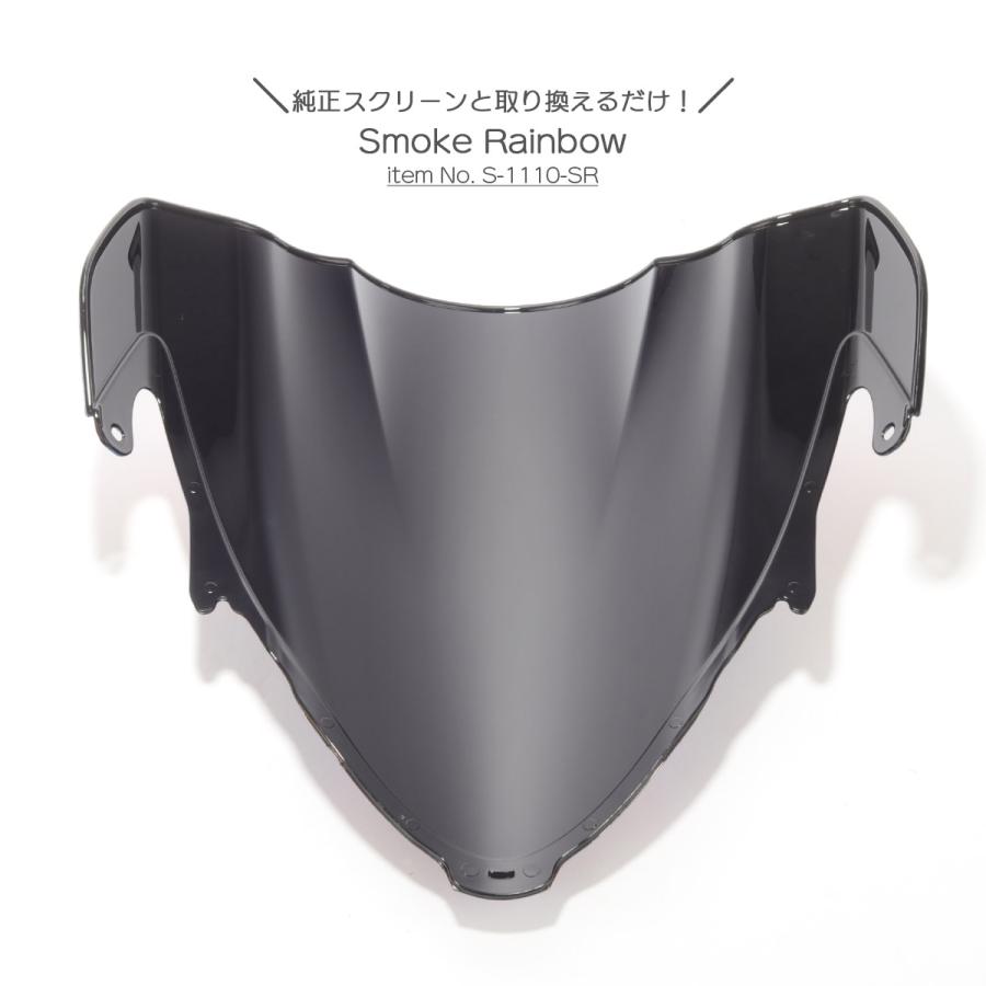 GSX1300R隼　ウインドシールド 　(イリジウム）&タンクプロテクター　2点 GSX GSX1300R HAYABUSA ハヤブサ 隼 バイク スクリーン ダブルバブル