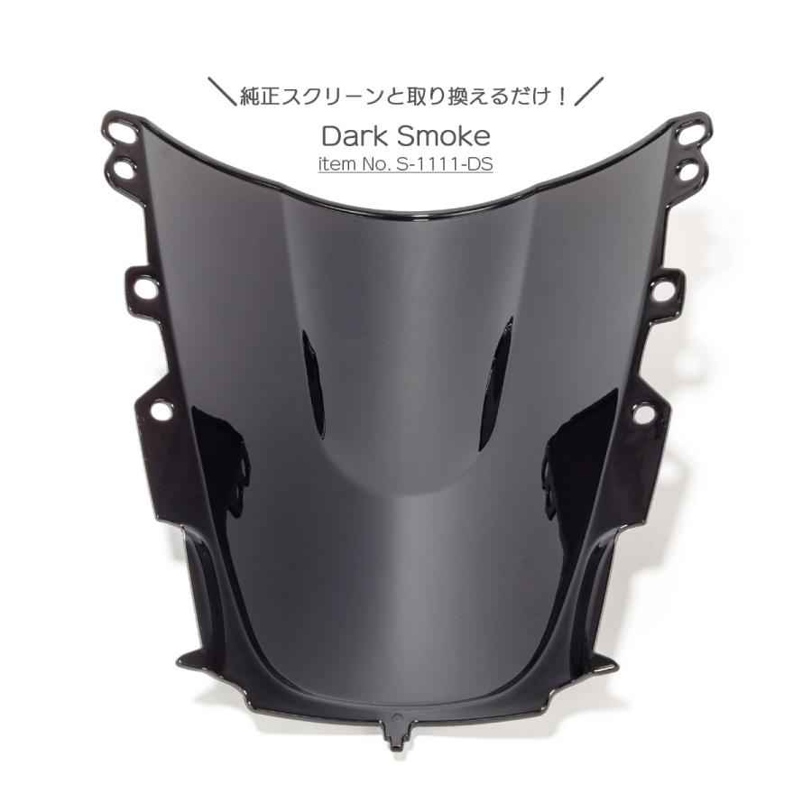 ヤマハ発動機 YZF-R1 YZF-R1M 2020-2025年式 バイク スクリーン ダブル