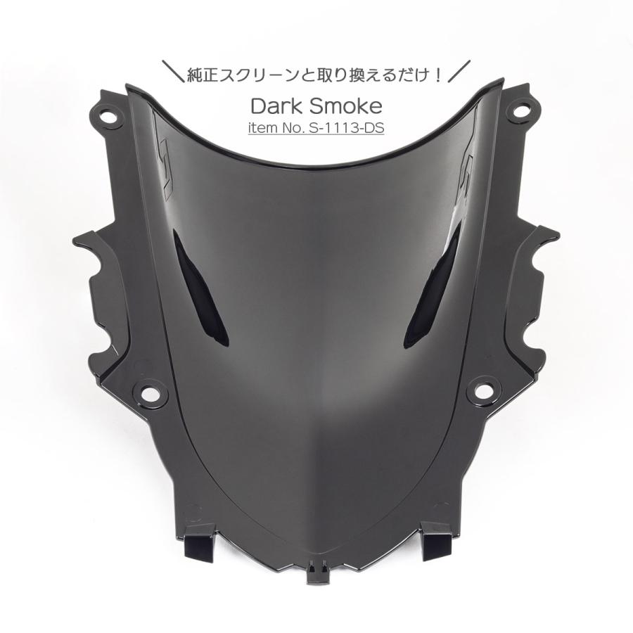 ヤマハ発動機 YZF-R25 YZF-R3 2019-2025年式 バイク スクリーン ダブル