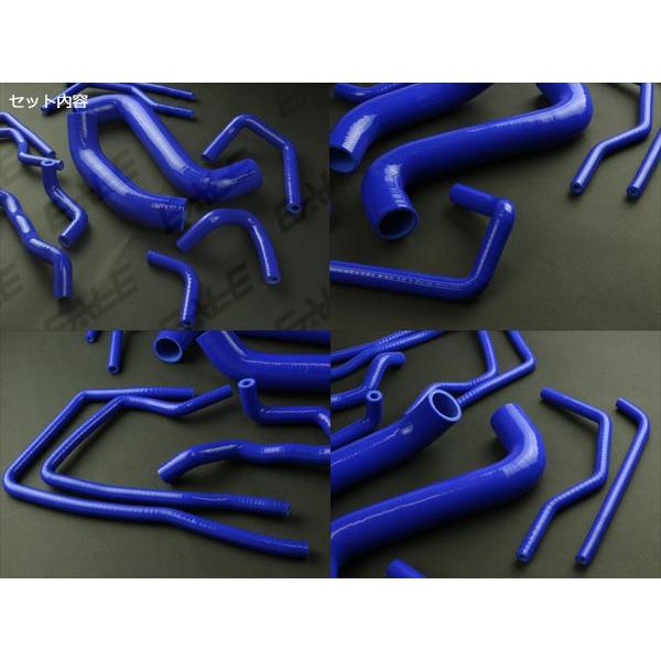 WRX STI インプレッサ GDA GDB Sti シリコンホースキット 11点 S-123