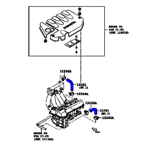 コペン L880K シリコン ホースキット 17本セット JB-DET S-151