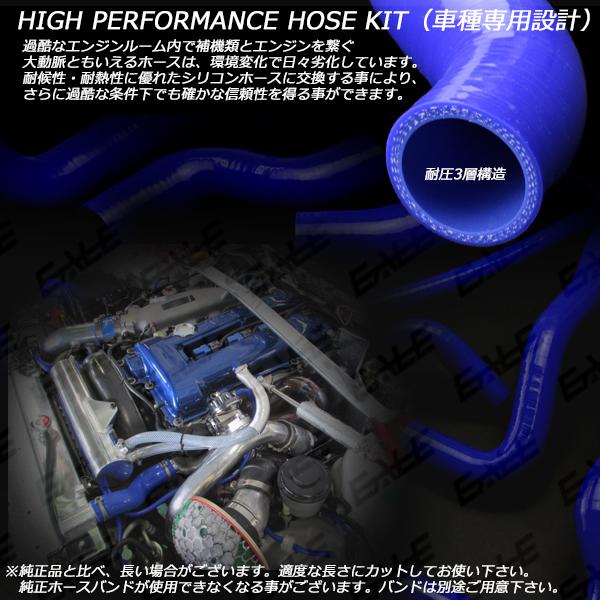 ジムニー JB64W ラジエターホース 3層シリコンホース 2点 ブルー S-157