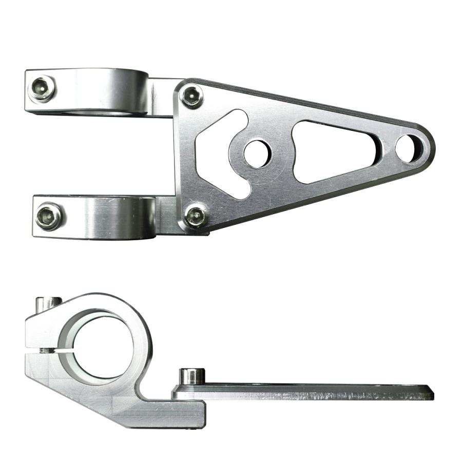 アクセサリー k.s ヘッドライトステー フロントフォーク径30mm用 アルミ製 ウインカー