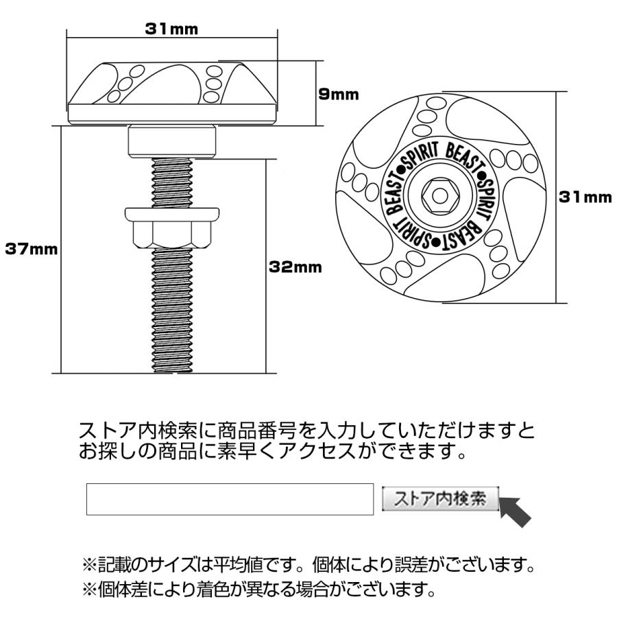 M6 キャップボルトカバー ナンバーボルト メクラカバー カウルボルト T6アルミ CNC 削り出し デザイン カラーワッシャー ボルトリング S-500 | ブランド登録なし | 07