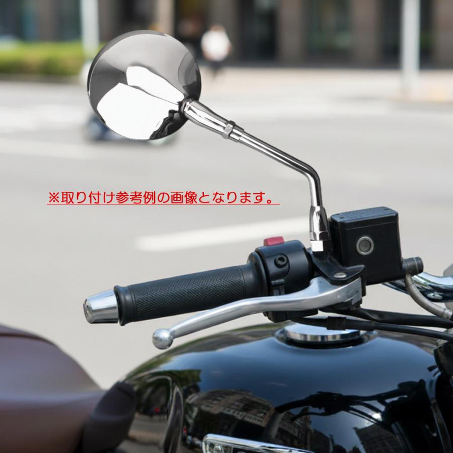 Z2タイプ ミラー M10 正ネジ ラウンド バイクミラー Z2ミラー クロム