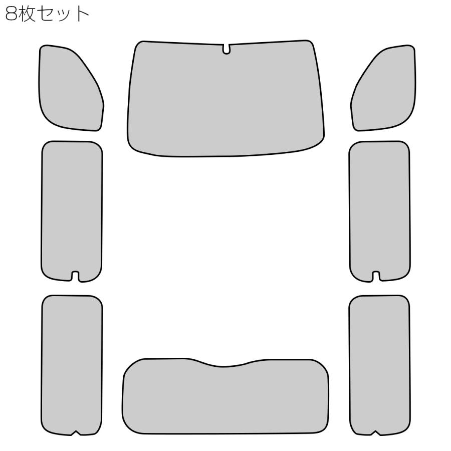 E51エルグランド専用　マルチシェード前後フルセット エルグランド E51 サンシェード 前期 後期 全窓セット 車中泊 日よけ