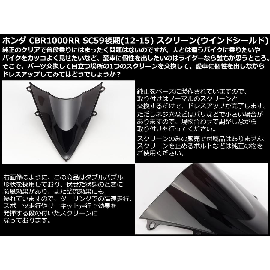 ホンダ（HONDA） CBR1000RR 12〜15年式 SC59 後期 ダブルバブル