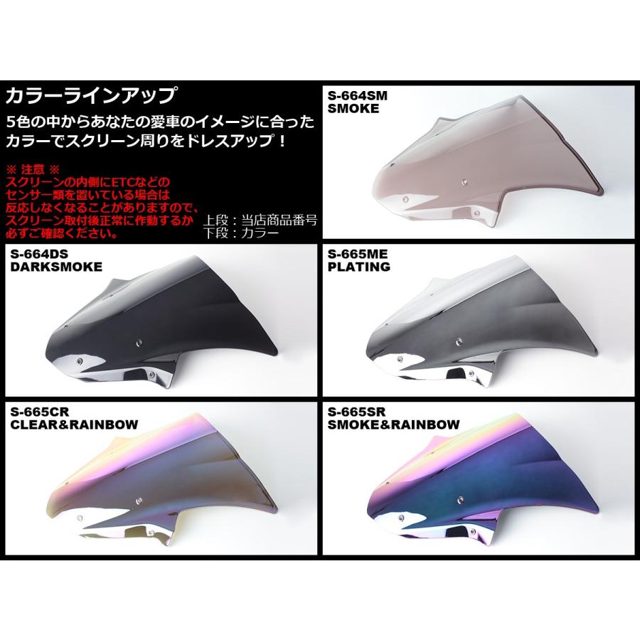 カワサキ（Kawasaki） ZX-10R 11〜15年式 ダブルバブル スクリーン