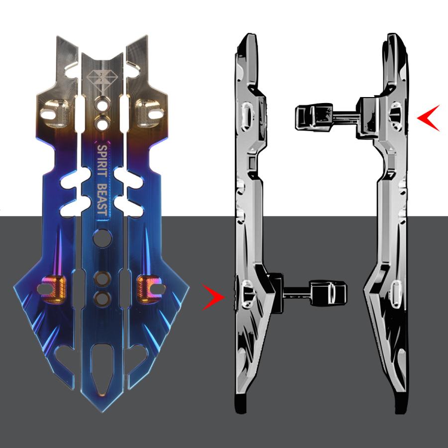 フロントフォークガード 正立 倒立 インナーチューブ アウターチューブ