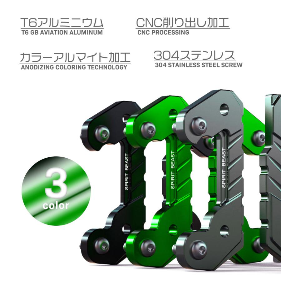 Ninja Z250 Z400 ニンジャ250 ニンジャ400 セットバックプレート