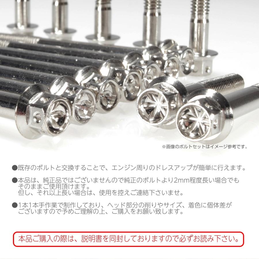ホンダ（HONDA） エイプ 50 100 -2005 エンジンカバーボルト 14本
