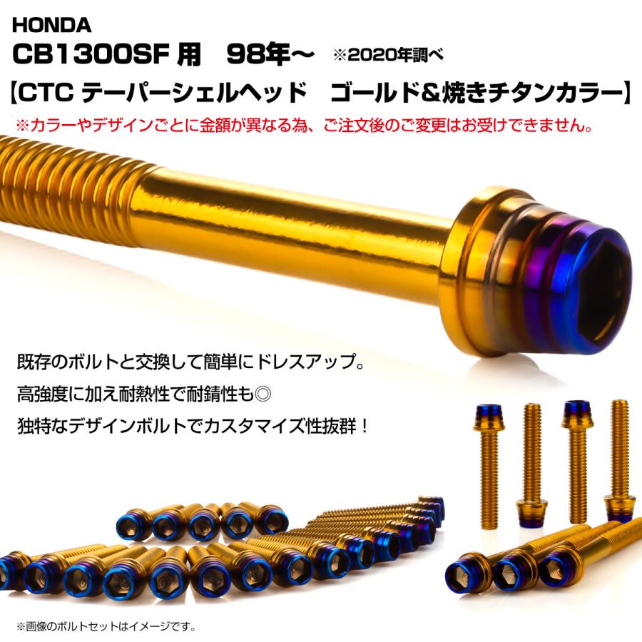 ホンダ（HONDA） CB1300SF エンジンカバーボルトセット 28本 ホンダ車