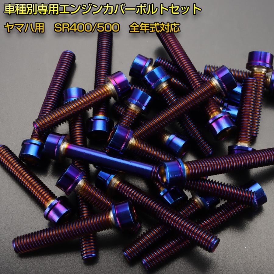 ヤマハ発動機 エンジンカバー ボルトセット SR400 SR500 20本セット
