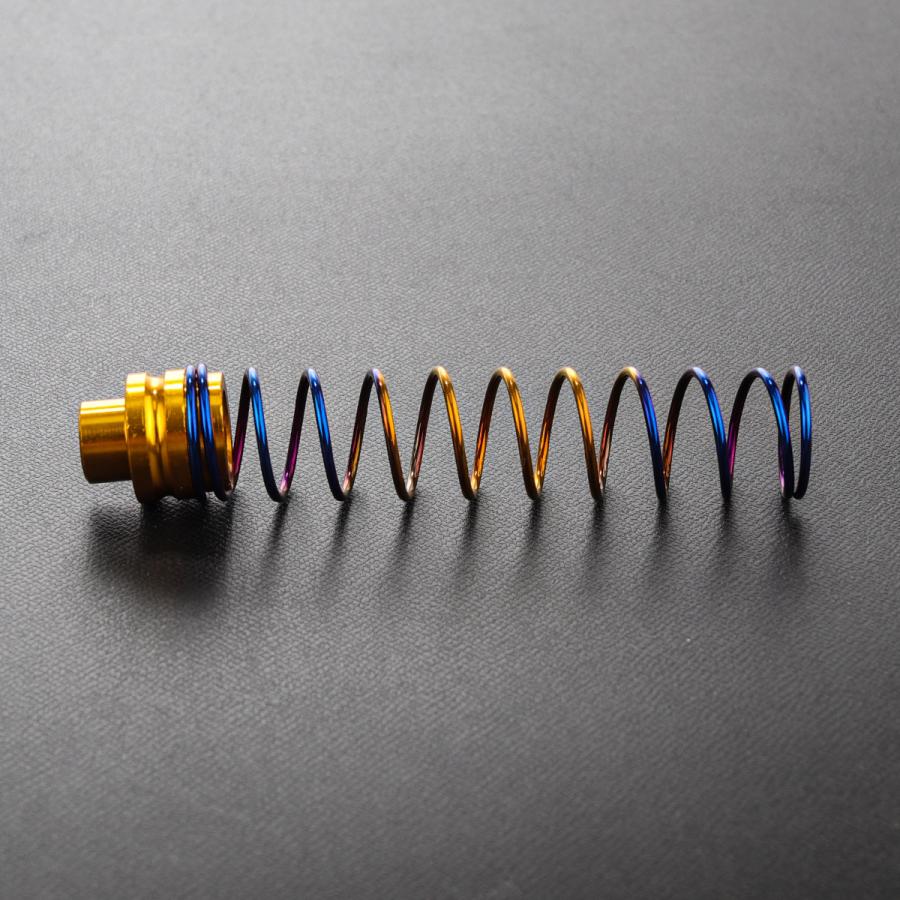 100mm リアブレーキ リターンスプリング ゴールド／シングルスペーサー