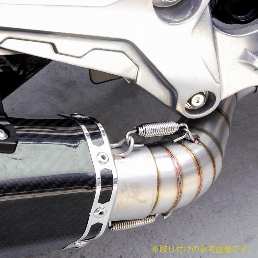 バイク マフラースプリング ジョイント フック 有効長75mm マフラー