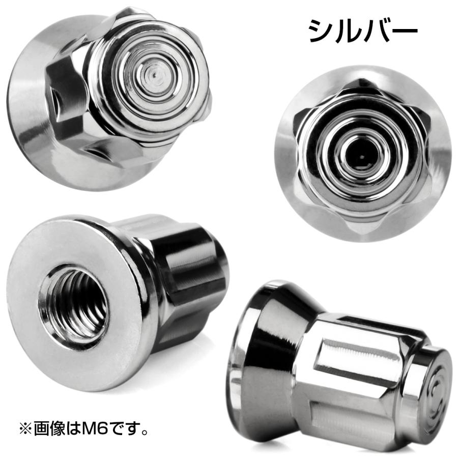 ドームナット M8 P1.25 六角 袋ナット スター シェルヘッド ドームナット M8 P1.25 六角 袋ナット スター シェルヘッド