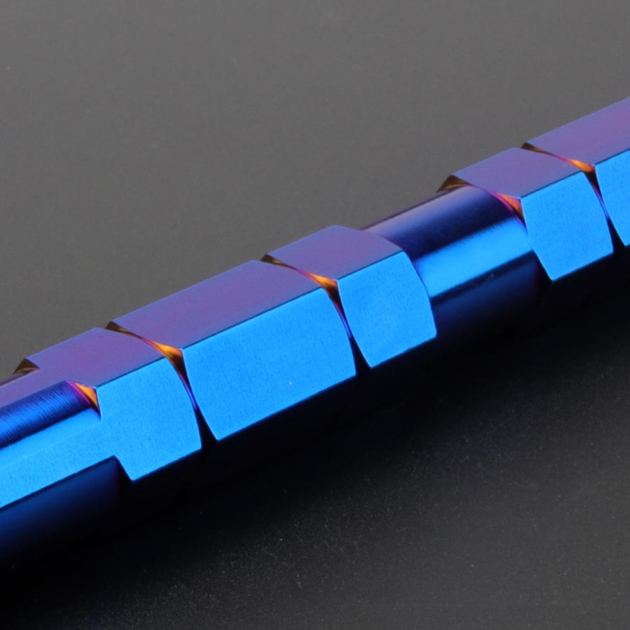 バイク 汎用 トルクロッド ステンレス 250-270mm ピロボール M8 調整式 Aタイプ Mサイズ ブルー TH0063 | ブランド登録なし | 02