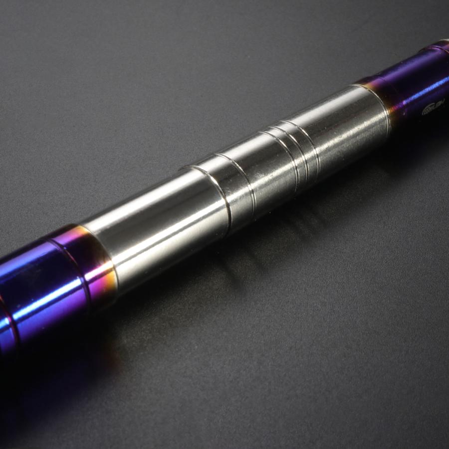 バイク 汎用 トルクロッド ステンレス 250-270mm ピロボール M8 調整式 Cタイプ Mサイズ シルバー＆ブルー TH0094 | ブランド登録なし | 02