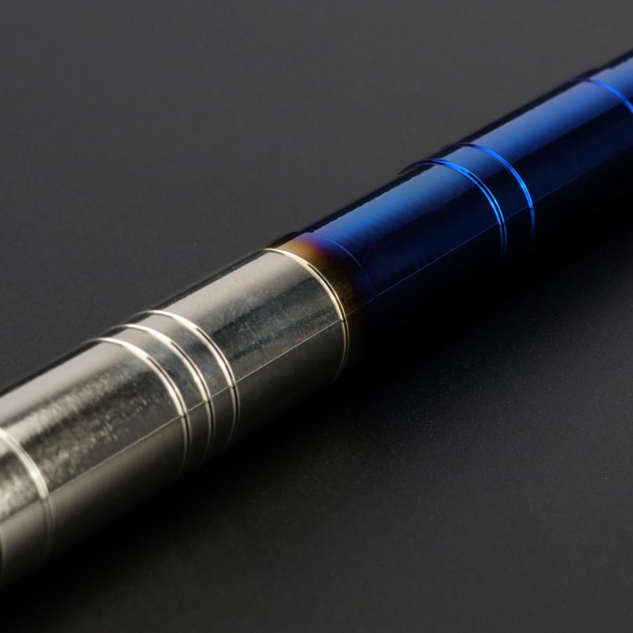 バイク 汎用 トルクロッド ステンレス 310-330mm ピロボール M8 調整式 Cタイプ Lサイズ シルバー＆ブルー TH0099 | ブランド登録なし | 02