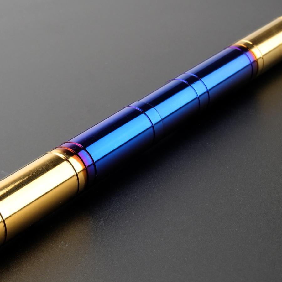 バイク 汎用 トルクロッド ステンレス 310-330mm ピロボール M8 調整式 Cタイプ Lサイズ ゴールド＆ブルー TH0100 | ブランド登録なし | 02