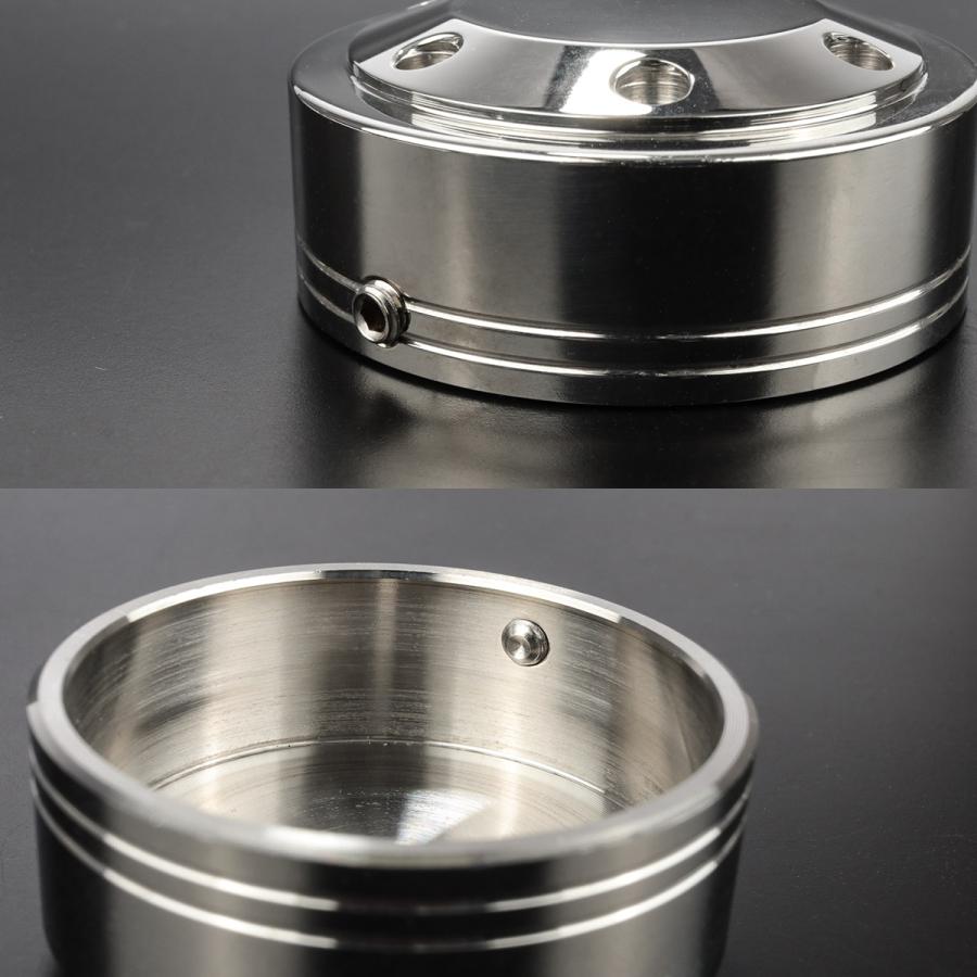 フロントフォーク トップキャップ ホールヘッド 2個セット ステンレス製 シルバー TH0118 | ブランド登録なし | 02