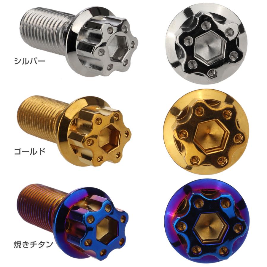 バンジョーボルト ブレーキライン H4ヘッド シングル M10 P1.00 SUS304 ステンレス製 六角穴付き ゴールド TH0229 | ブランド登録なし | 02