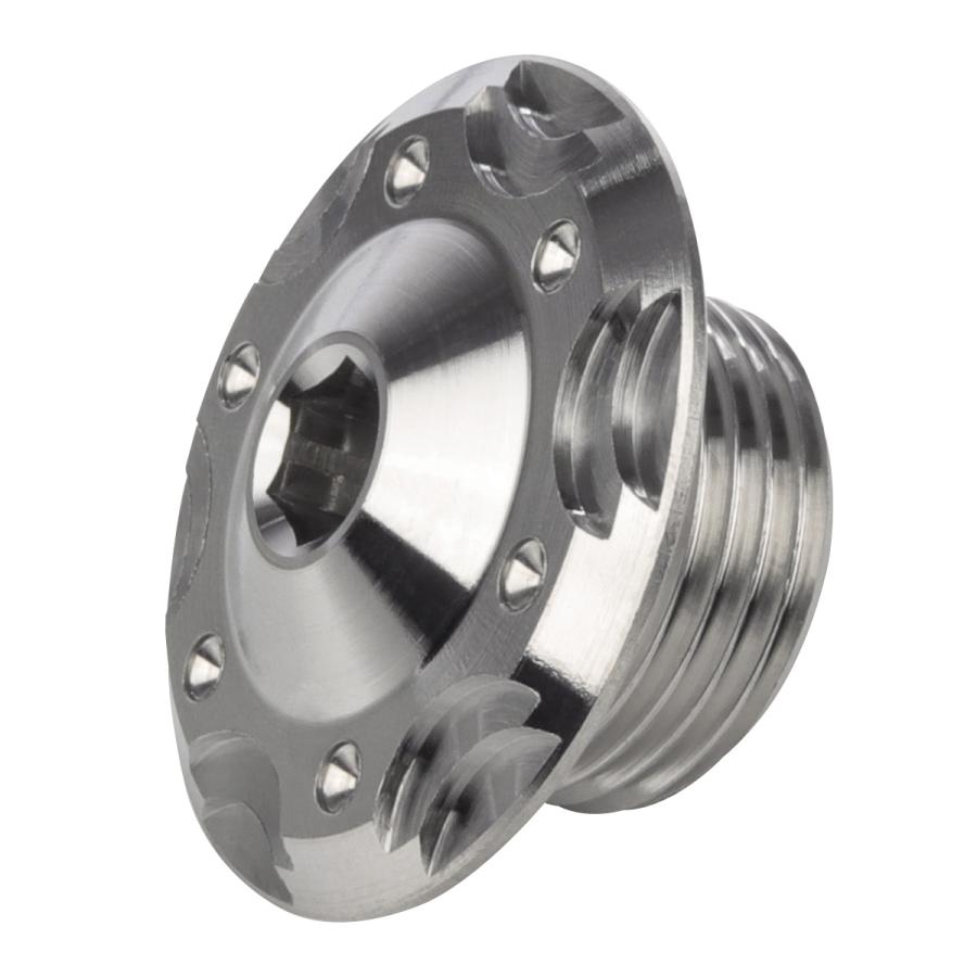 オイルフィラーキャップ M20 P1.5 六角穴 ステンレス製 V14 マットシルバー 汎用 TH0269 | スズキ | 05