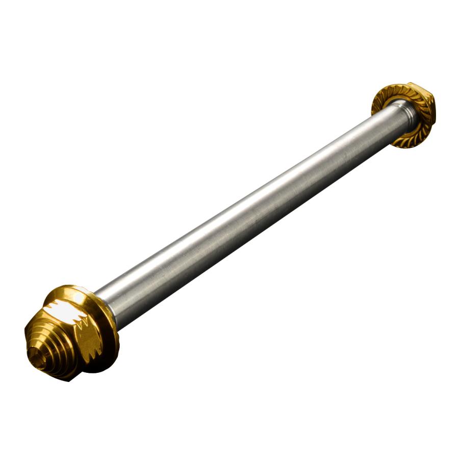 アクスルシャフト M12 166mm ステンレス ゴールド 汎用 4ミニ 原付など TH0344 | ブランド登録なし | 04