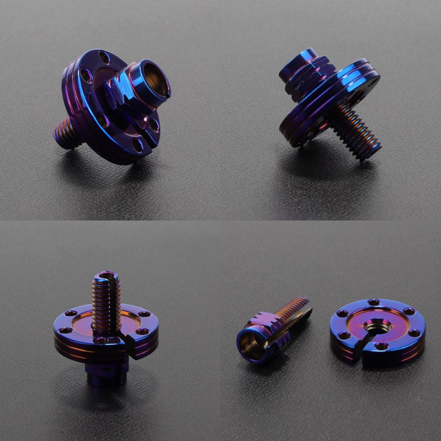 クラッチケーブル アジャスター M8 P1.25 汎用 ステンレス製 焼きチタン TH0397 | ブランド登録なし | 02