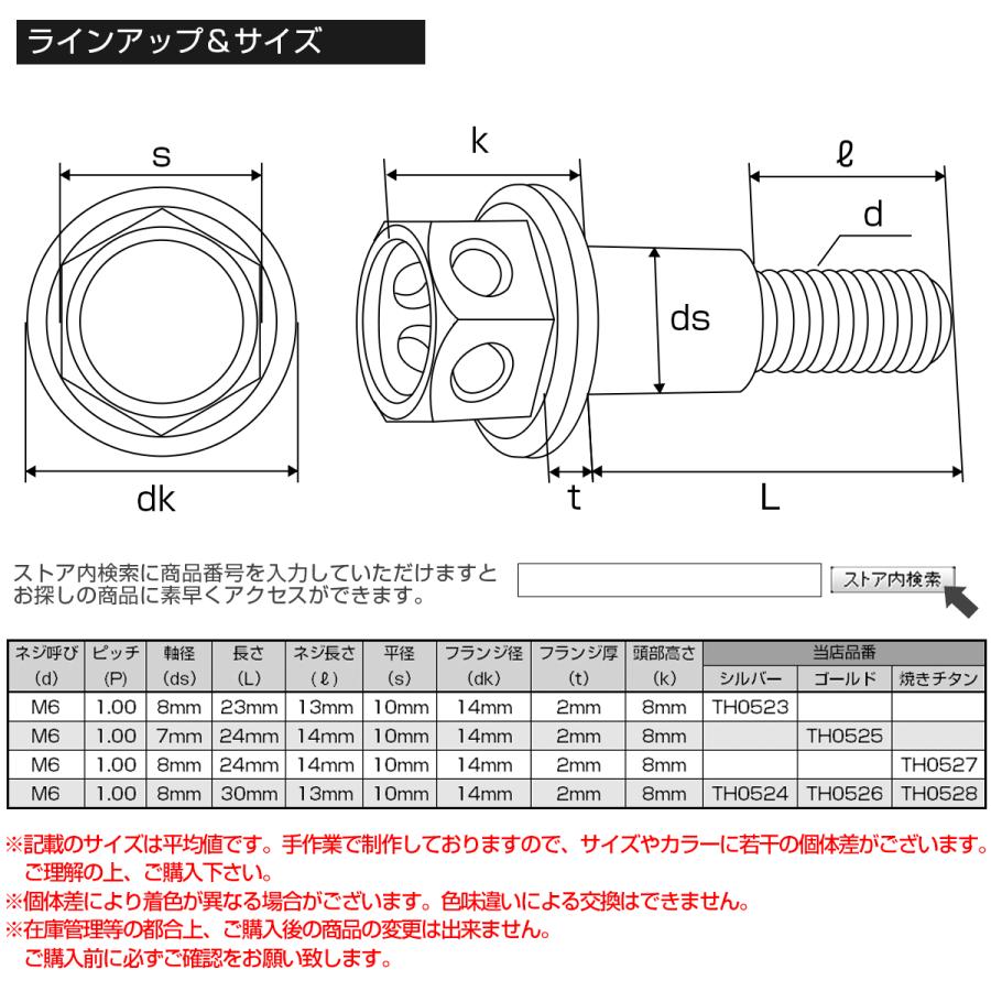 SUSステンレス サイドホールヘッド ブレーキ＆クラッチレバー取付 ピボットボルト Φ8×17mm M6×13mm P=1.00 シルバー TH0524 | ブランド登録なし | 06