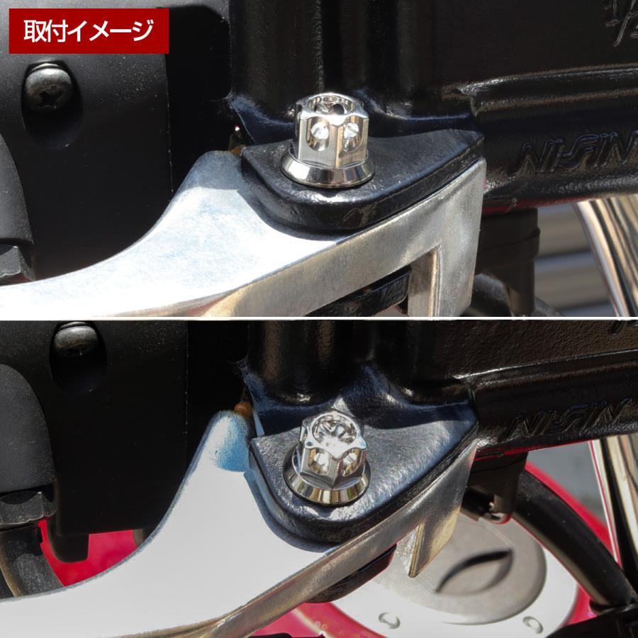 ブレーキレバー クラッチレバー 取付用 ピボットボルト Φ8×10mm M6×13mm P=1.00 シルバー A3ヘッド SUSステンレス TH0535 | ブランド登録なし | 04