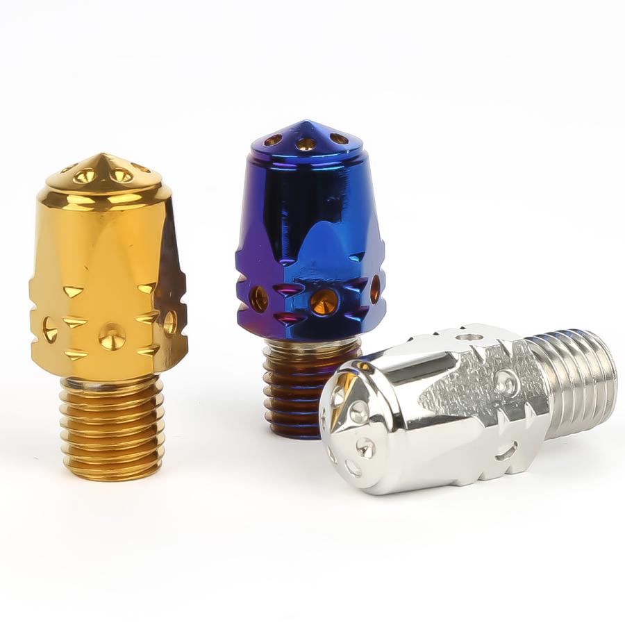 M10 ミラーホール カバーキャップ ボルト バレット シルバー 正ネジ 正ネジ 2本セット TH0632 | ブランド登録なし | 04