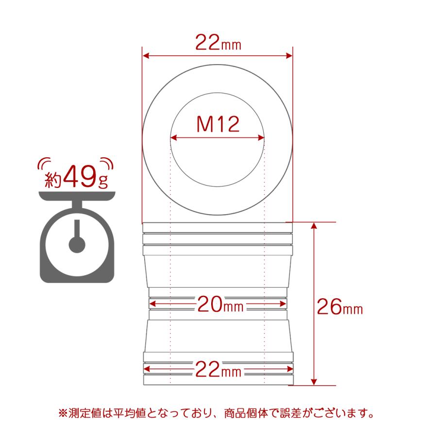 ステンレスカラー　①内径15ｍｍ×外径23ｍｍ×厚さ26ｍｍ×1ケ　等合計5点 カラー スペーサー M12 全長26mm 外径22mm 鼓型 中空 ステンレス製