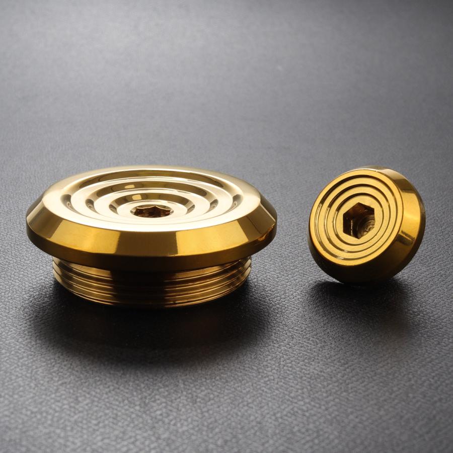 スズキ用 M13 M36 ジェネレーターカバー クランクケースカバー キャップセット ステンレス FI- CNC__C1 ゴールド TH0736 | スズキ | 02