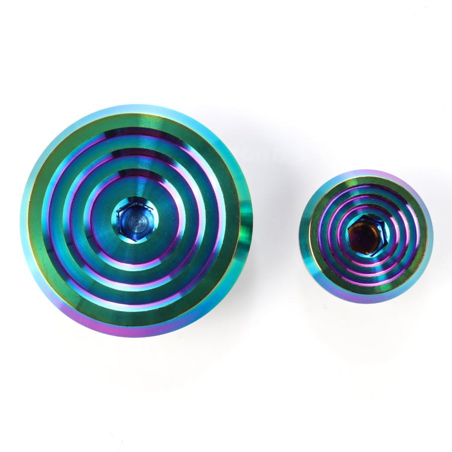 ホンダ車用 M14 M30 ジェネレーターカバー クランクケースカバー キャップセット ステンレス CNC_C1 マット虹グリーン TH0752 | ホンダ | 03