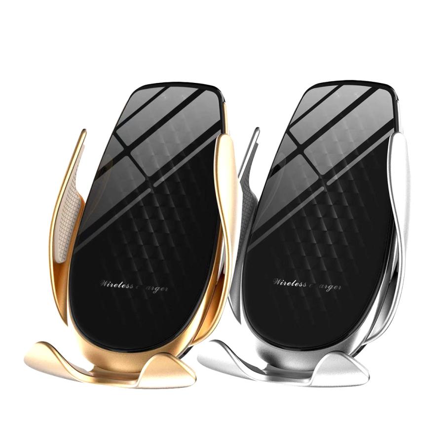 Qi ワイヤレス充電 車載器 スマートフォン ホルダー MAX15W オート 自動開閉 2色 USB TYPE-C スマホ 携帯 Y-101 | ブランド登録なし | 08