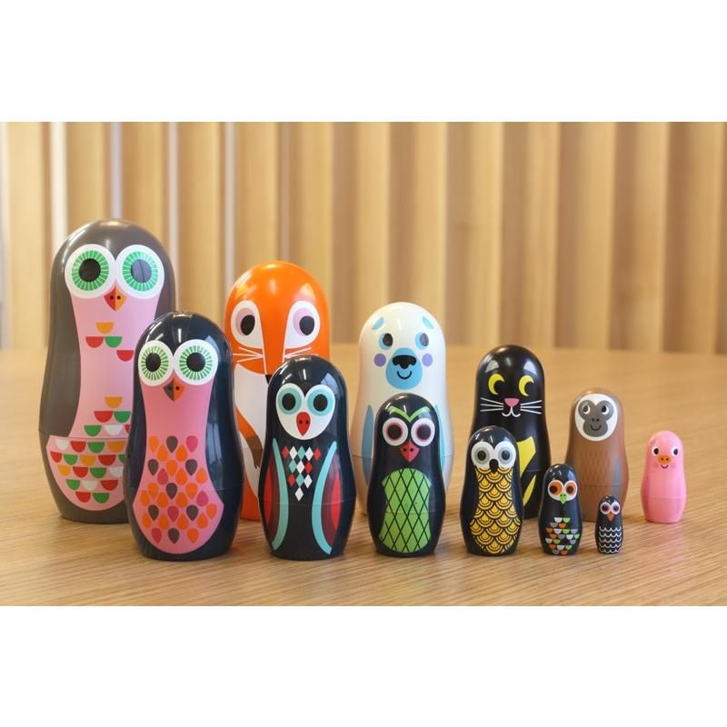 OMM-design ポケット マトリョーシカ オウル フクロウ ふくろう