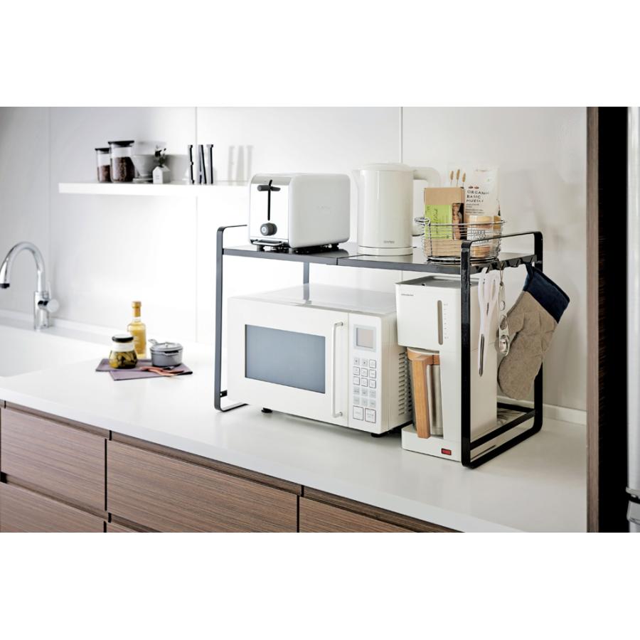 タワー 伸縮レンジラック レンジ上 ラック 伸縮 レンジ ラック 伸縮 レンジラック おしゃれ オシャレ レンジ上 収納 ラック 山崎実業 Tower ホワイト ブラック Sc イームズチェア ヤフー店 通販 Yahoo ショッピング