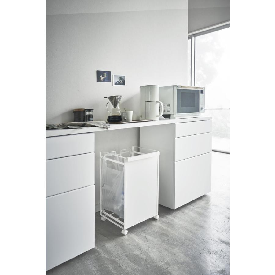 何でも揃う タワー 分別ダストワゴン 目隠し 2分別 おしゃれ 分別 ゴミ箱 ダストボックス かっこいい レジ袋 山崎実業 Tower 瓶 缶 ペットボトル Babylonrooftop Com Au