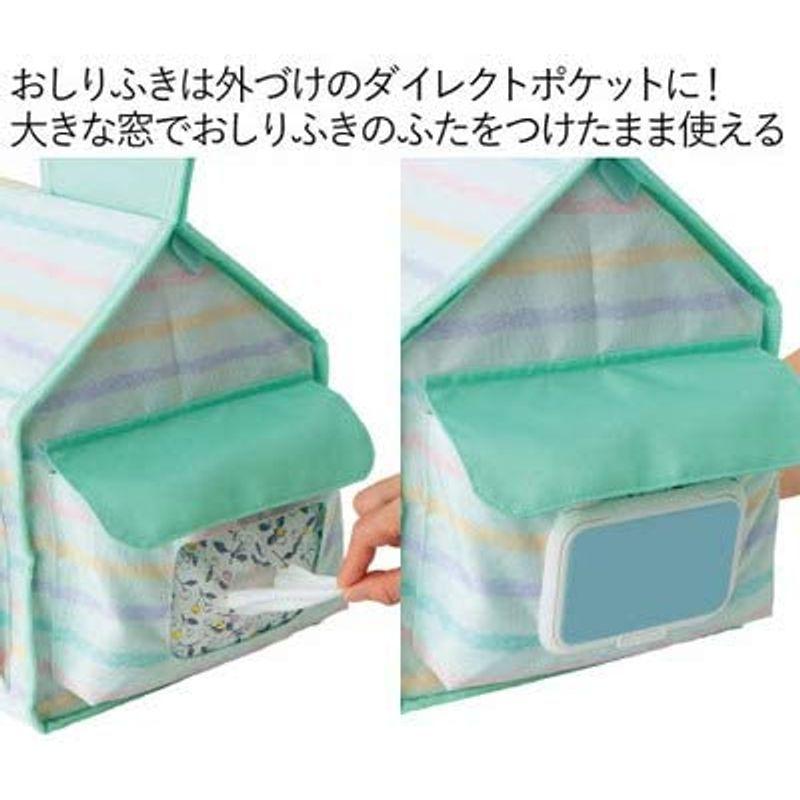 今日の超目玉 たまひよｓｈｏｐ おむつストッカー ベビー用品収納 お世話グッズ収納ケース クレヨンボーダー おむつストッカー Www We Job Com