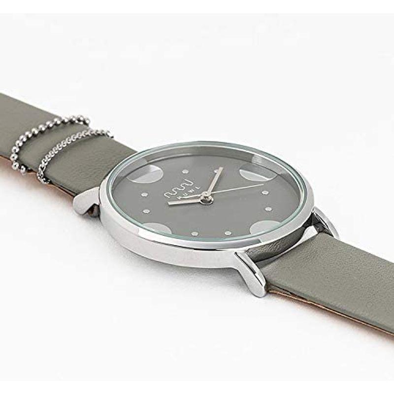 新作入荷 人気 シルバー 女性 婦人 33mm 防水 グレー レディース 腕時計 ブランド Ashgra Dot Croce Nuwl シンプル 時計 腕時計 Michiganestateplanning Com